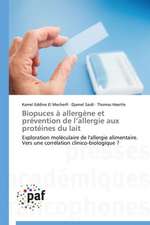 Biopuces à allergène et prévention de l¿allergie aux protéines du lait