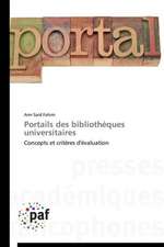 Portails des bibliothèques universitaires