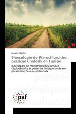 Bioecologie de Pterochloroides persicae Cholodk en Tunisie