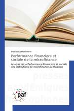 Performance financiere et sociale de la microfinance