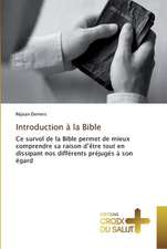 Introduction à la Bible