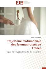 Trajectoire Matrimoniale Des Femmes Russes En France: Calcul de La Section Efficace Par La Methode Des Moments