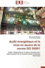 Audit Energetique Et La Mise En Uvre de La Norme ISO 50001