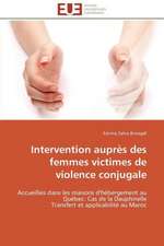 Intervention Aupres Des Femmes Victimes de Violence Conjugale