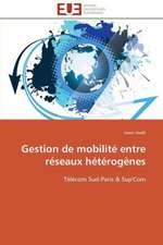 Gestion de Mobilite Entre Reseaux Heterogenes: Le Cas de Thienaba