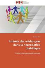 Interets Des Acides Gras Dans La Neuropathie Diabetique: Le Cas de Thienaba