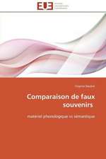 Comparaison de Faux Souvenirs: Une Ecriture Du Desir