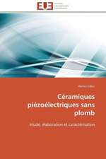 Ceramiques Piezoelectriques Sans Plomb: Un Roman Atypique?