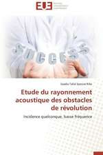 Etude Du Rayonnement Acoustique Des Obstacles de Revolution