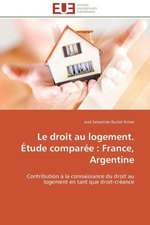 Le Droit Au Logement. Etude Comparee: France, Argentine