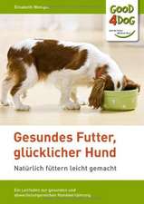 Gesundes Futter, glücklicher Hund