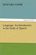 Language: An Introduction to the Study of Speech