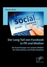 Der Long Tail Von Facebook in PR Und Medien: Die Auswirkungen Von Sozialen Medien Fur Unternehmen Und Public Relations