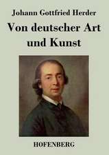 Von deutscher Art und Kunst