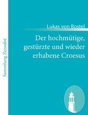 Der hochmütige, gestürzte und wieder erhabene Croesus