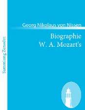 Biographie W. A. Mozart's