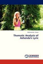 Thematic Analysis of Ashenda's Lyric