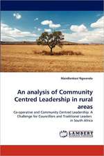 An analysis of Community Centred Leadership in rural areas