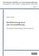 Qualitätsmanagement und Personalführung