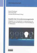 Aspekte des Innovationsmanagements