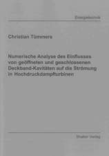 Numerische Analyse des Einflusses von geöffneten und geschlossenen Deckband-Kavitäten auf die Strömung in Hochdruckdampfturbinen