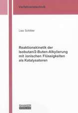 Reaktionskinetik der Isobutan/2-Buten-Alkylierung mit ionischen Flüssigkeiten als Katalysatoren