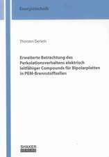 Erweiterte Betrachtung des Perkolationsverhaltens elektrisch leitfähiger Compounds für Bipolarplatten in PEM-Brennstoffzellen