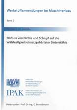 Einfluss von Dichte und Schlupf auf die Wälzfestigkeit einsatzgehärteter Sinterstähle