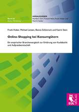 Online-Shopping bei Konsumgütern