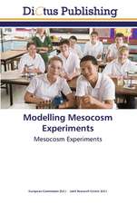 Modelling Mesocosm Experiments