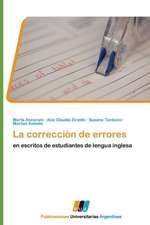 La corrección de errores