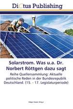 Solarstrom. Was u.a. Dr. Norbert Röttgen dazu sagt