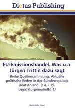 EU-Emissionshandel. Was u.a. Jürgen Trittin dazu sagt