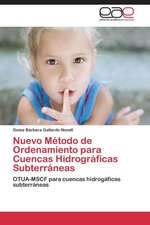 Nuevo Método de Ordenamiento para Cuencas Hidrográficas Subterráneas