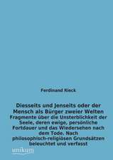 Rieck, F: Diesseits und Jenseits oder der Mensch als Bürger