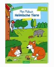 Malbuch ab 3 Jahren - Heimische Tiere VE 5