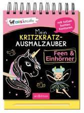 Mein Kritzkratz-Ausmalzauber Feen und Einhörner