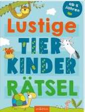 Lustige Tierkinder-Rätsel