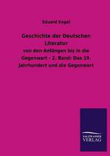 Geschichte Der Deutschen Literatur