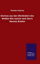 Umrisse Aus Den Uferlandern Des Weissen Nils Meinst Nach Herrn Hansals Briefen: Die Bruder Vom Deutschen Hause / Marcus Konig