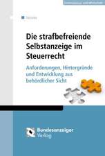 Die Selbstanzeige im Steuerrecht