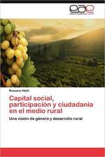 Capital Social, Participacion y Ciudadania En El Medio Rural