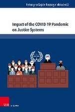 Impact of the COVID-19 Pandemic on Justice Systems: Reconstruction or Erosion of Justice Systems -- Case Study and Suggested Solution