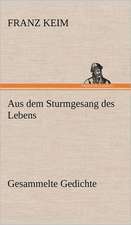 Aus Dem Sturmgesang Des Lebens: Philaletis)