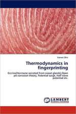 Thermodynamics in fingerprinting