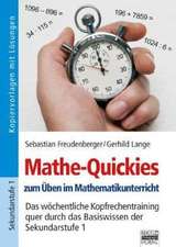 Mathe-Quickies zum Üben im Mathematikunterricht