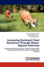 Increasing Ruminant Feed Resources Through Maize-legume Intercrop