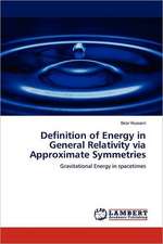 Definition of Energy in General Relativity via Approximate Symmetries