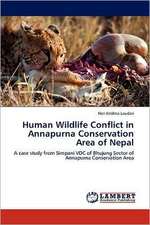 Human Wildlife Conflict in Annapurna Conservation Area of Nepal