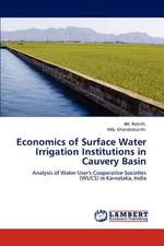 Economics of Surface Water Irrigation Institutions in Cauvery Basin